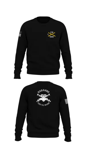 Headquarters and Headquarters Battery (HHB) 1-134 FA RGT Store 1 Core Men's Crewneck Performance Sweatshirt - 30880973673