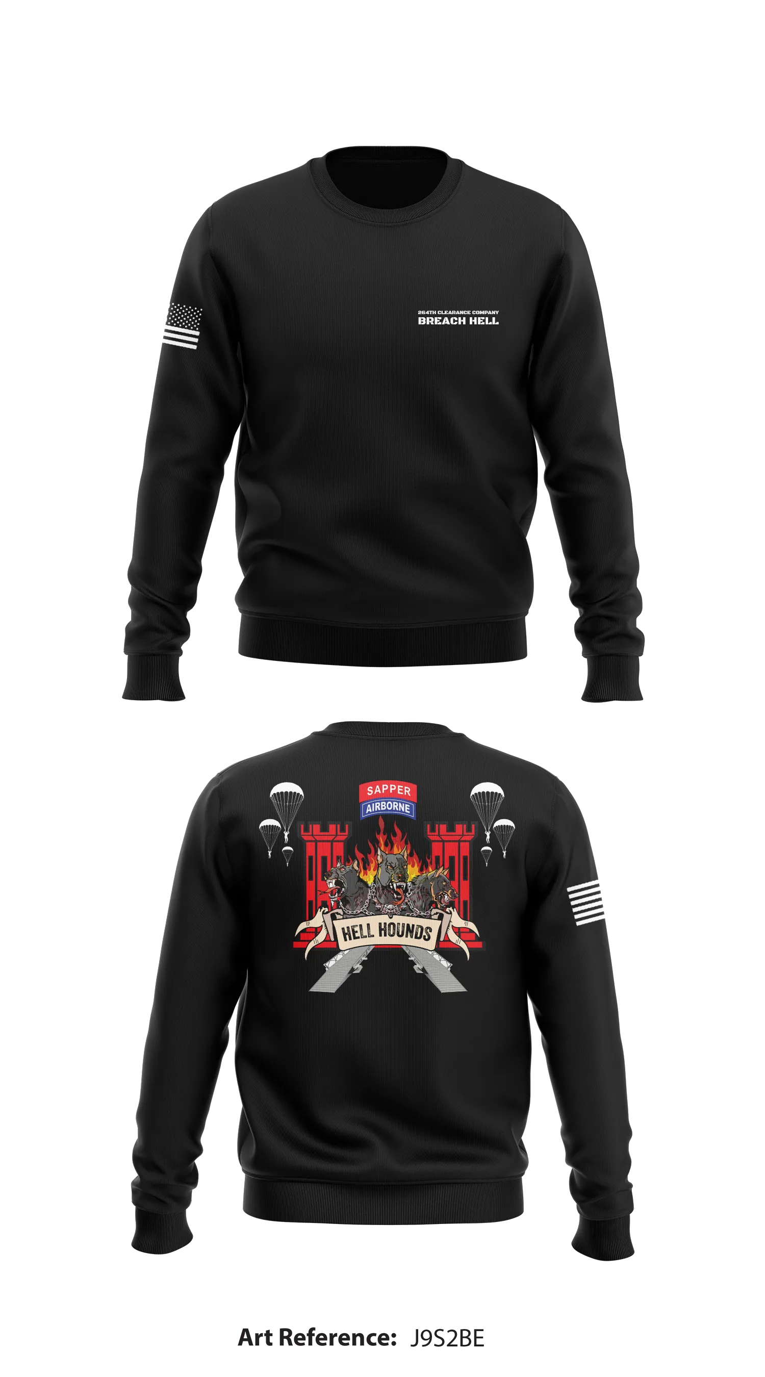 Hell Hounds  Store 1 Core Men's Crewneck Performance Sweatshirt - J9s2BE