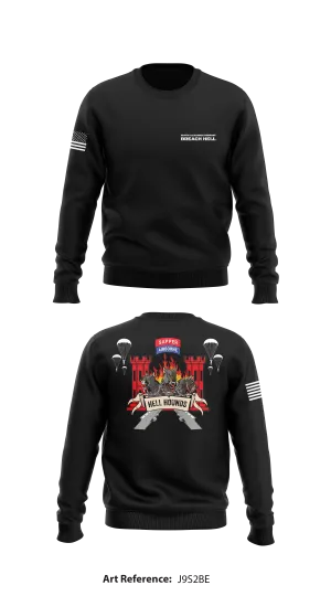 Hell Hounds  Store 1 Core Men's Crewneck Performance Sweatshirt - J9s2BE