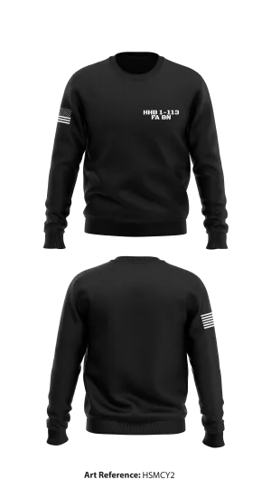 HHB 1-113 FA BN Store 1 Core Men's Crewneck Performance Sweatshirt - hsMCY2