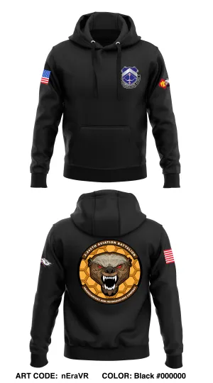 HHC 2-245th AVN  Core Men's Hooded Performance Sweatshirt - nEraVR