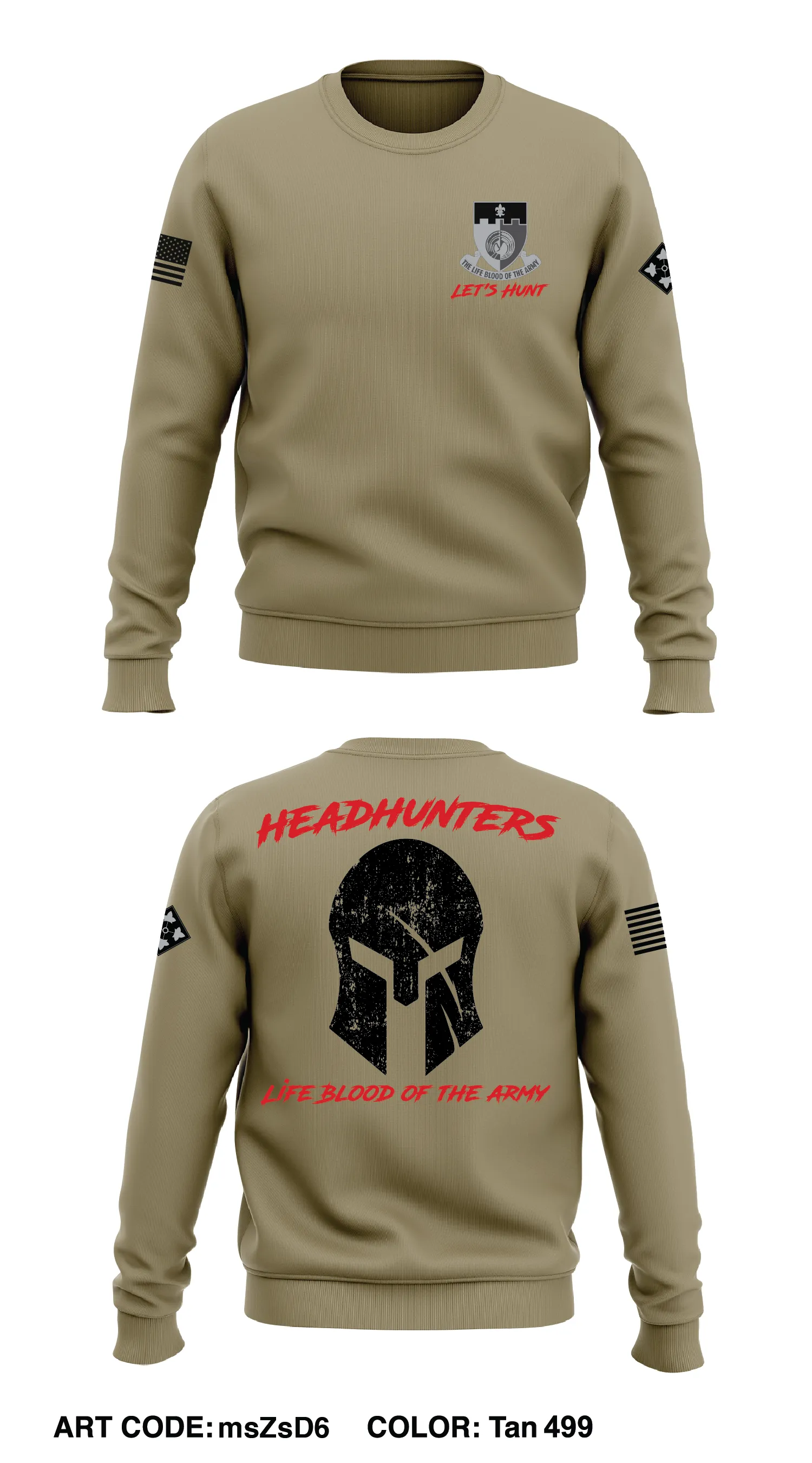 HHC, 64BSB, 3ABCT Store 1 Core Men's Crewneck Performance Sweatshirt - msZsD6t