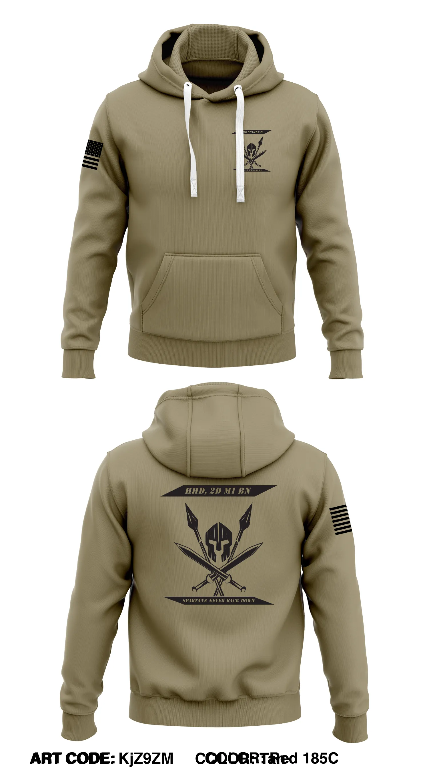 HHD, 2D MI BN, 66TH MI BDE Store 1  Core Men's Hooded Performance Sweatshirt - KjZ9ZM