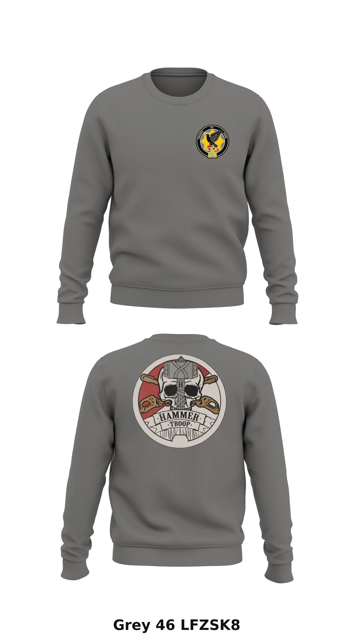HHT, 5th Squadron, 1st Cavalry Regiment Store 1 Core Men's Crewneck Performance Sweatshirt - LFZSK8