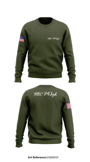 HOC 742nd Store 1 Core Men's Crewneck Performance Sweatshirt - vWMNSp