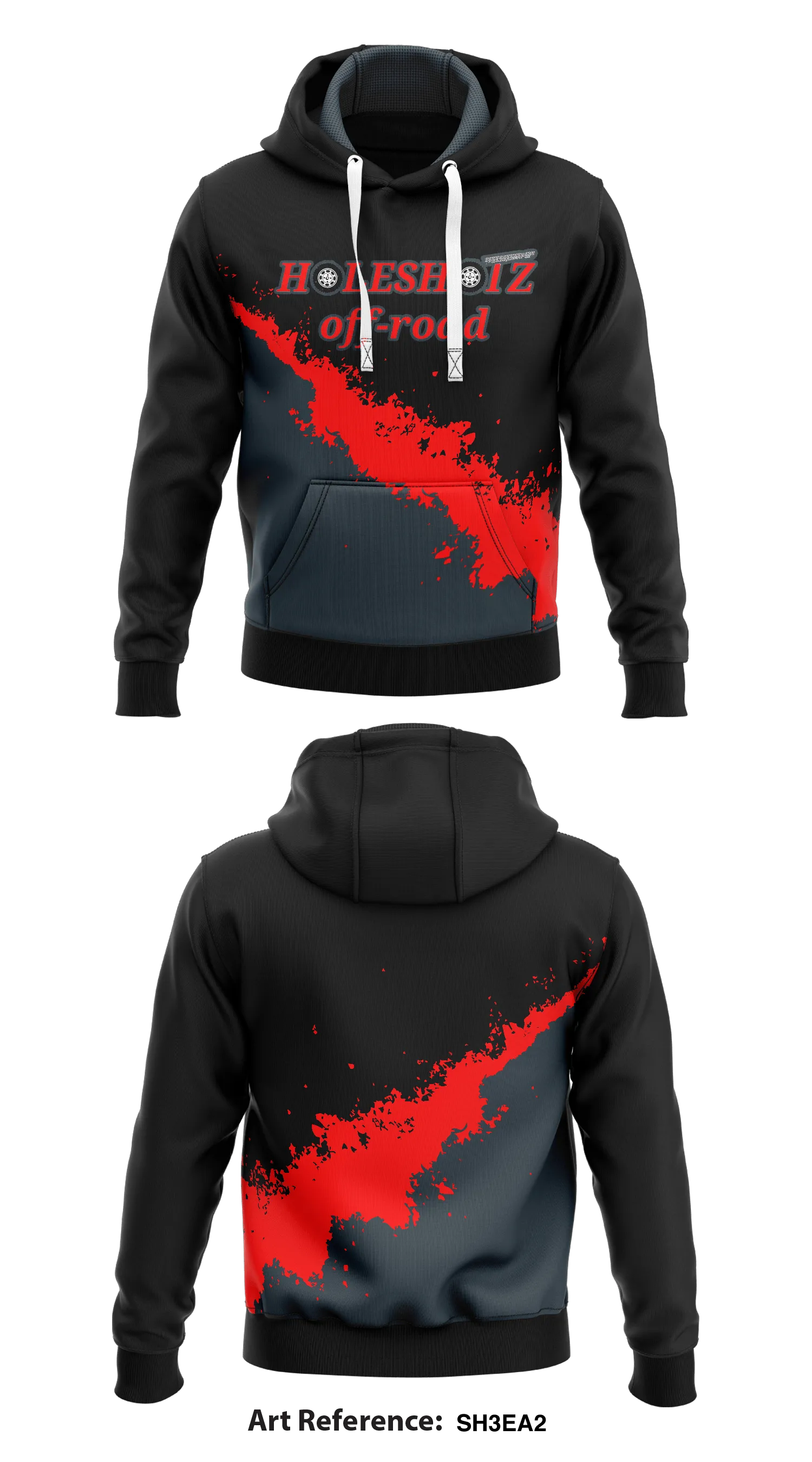 Holeshotz Offroad  Core Men's Hooded Performance Sweatshirt - SH3ea2