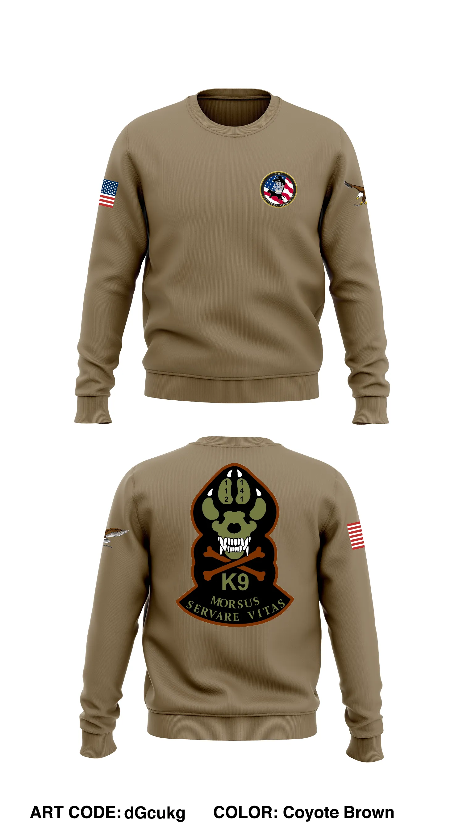 HRK9 Store 1 Core Men's Crewneck Performance Sweatshirt - dGcukg