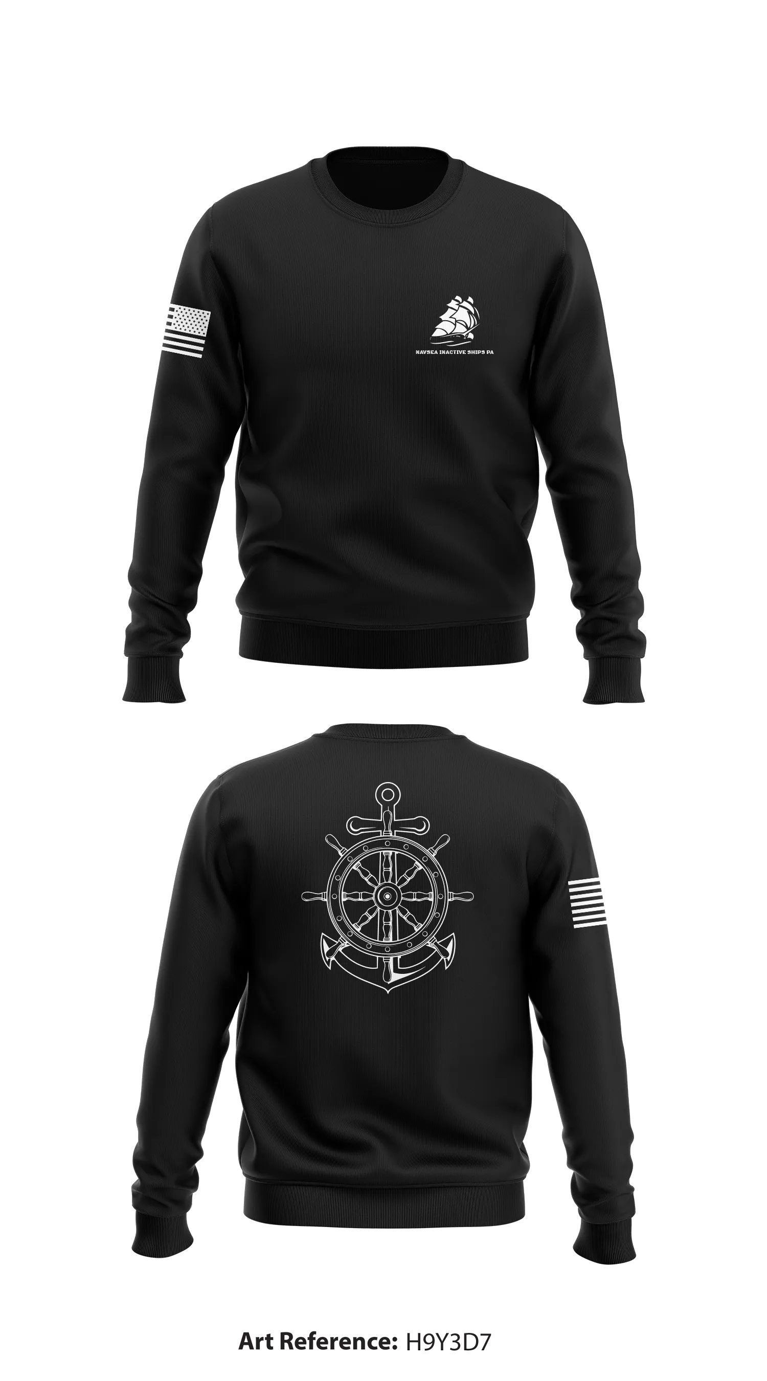 Inactive Ships PA Core Men's Crewneck Performance Sweatshirt - h9y3D7