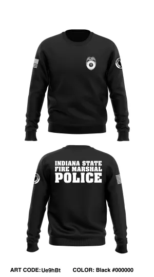 Indiana State Fire Marshal Store 1 Core Men's Crewneck Performance Sweatshirt - Ue9hBt
