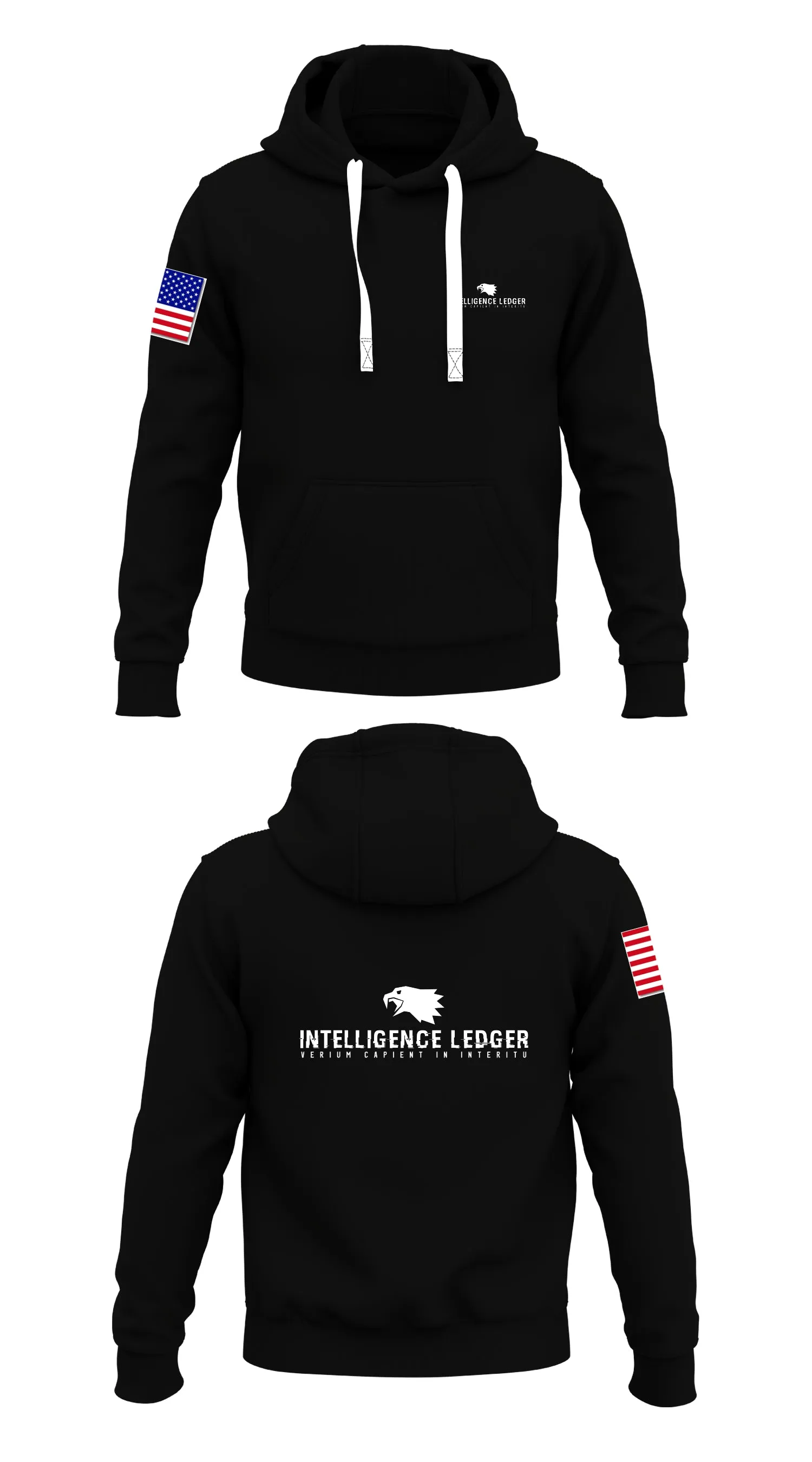 Intelligence Ledger Store 1  Core Men's Hooded Performance Sweatshirt - 91584325079