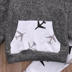 It's A Plane Hooded Tops And Pants