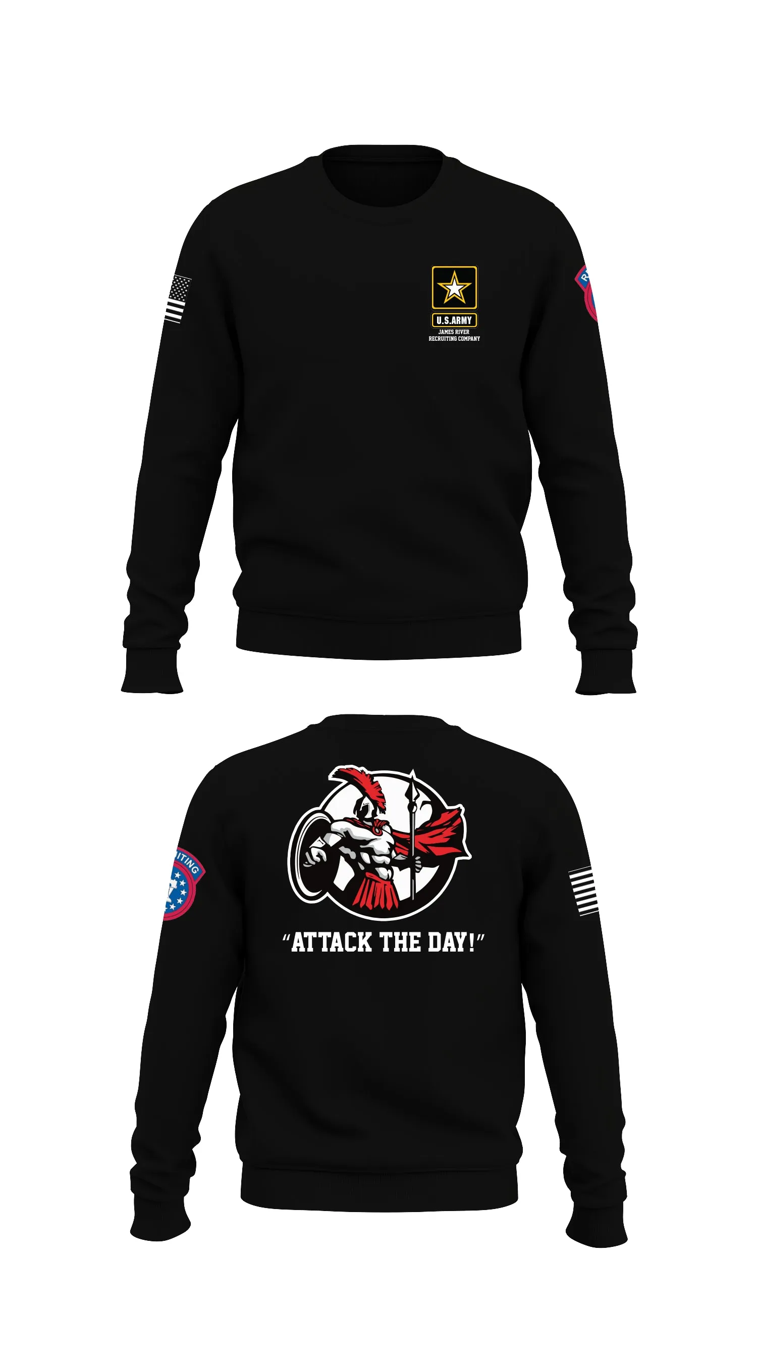 James River Recruiting Company Store 1 Core Men's Crewneck Performance Sweatshirt - 36180300015