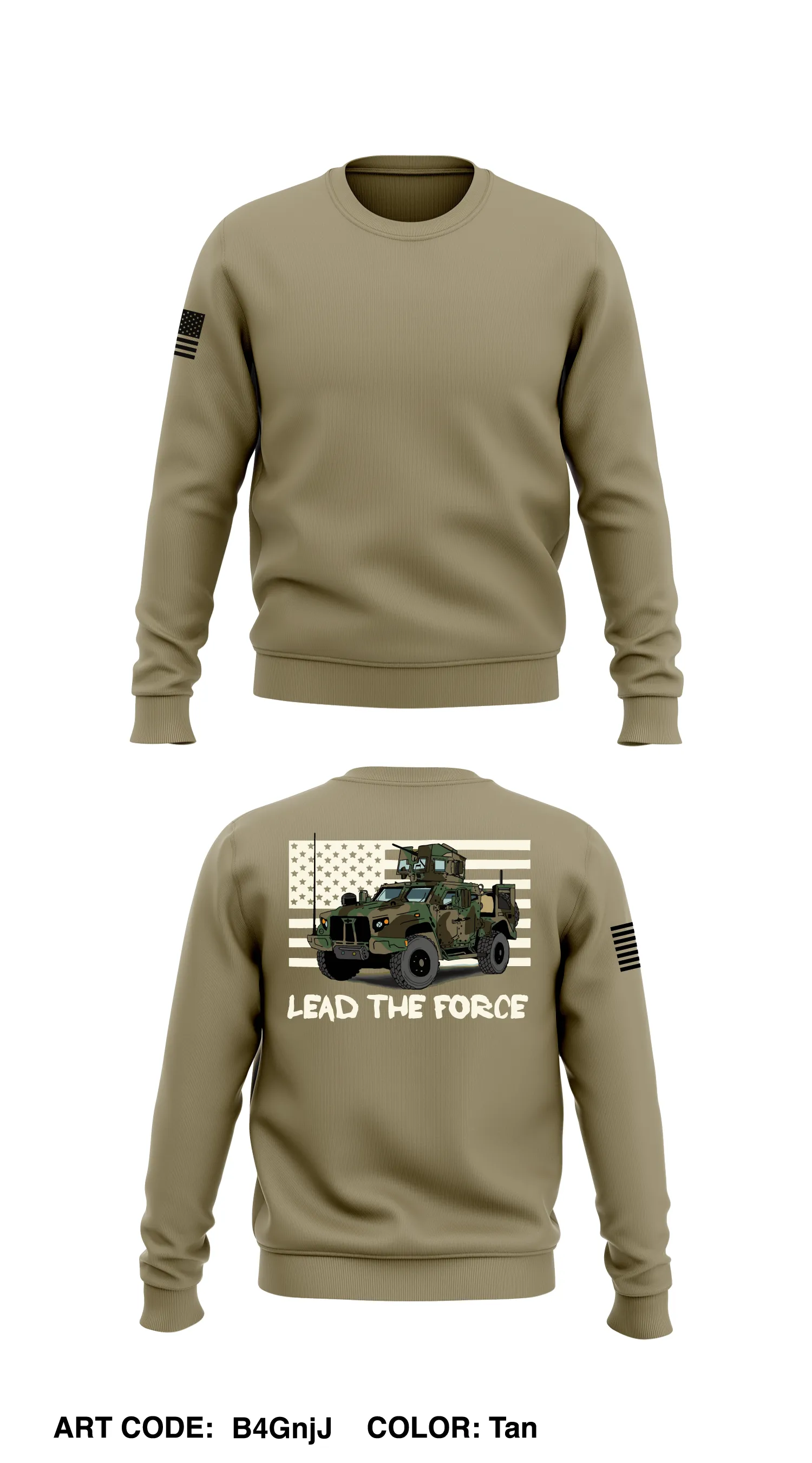 JLTV Training Center Store 1 Core Men's Crewneck Performance Sweatshirt - B4GnjJ