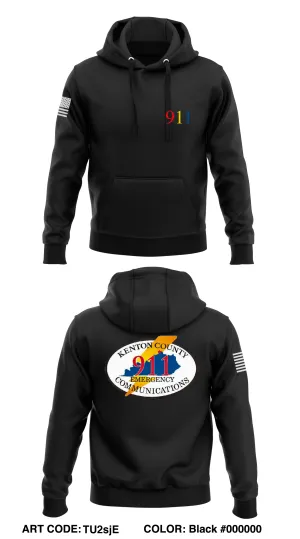 Kenton County 911 Store 1  Core Men's Hooded Performance Sweatshirt - TU2sjE