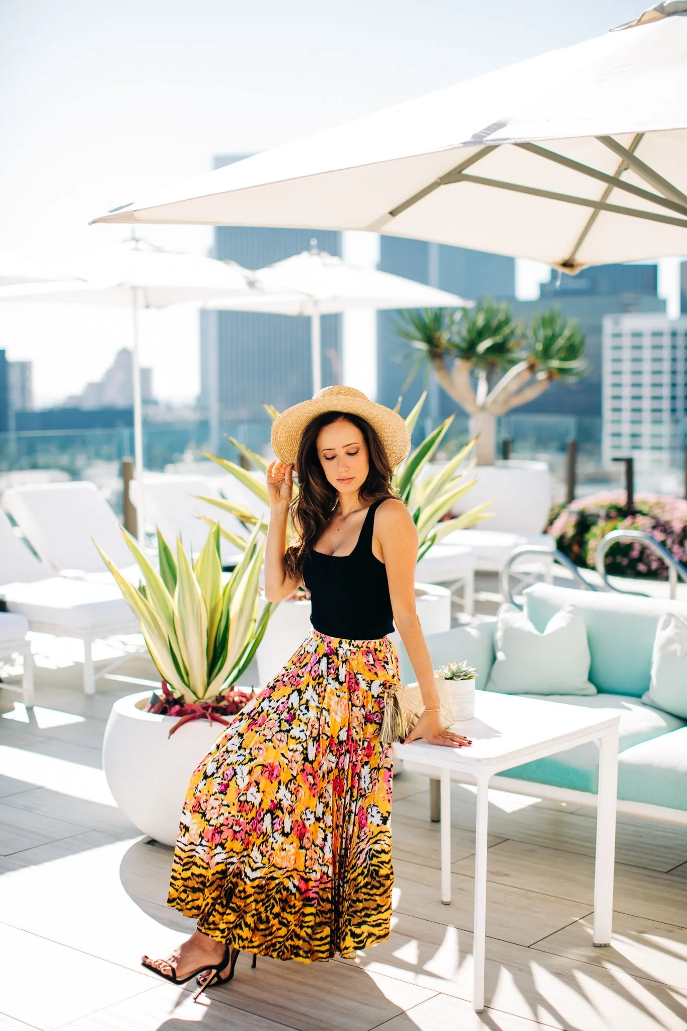 Kim Skirt (Saffron Cloud Tiger)