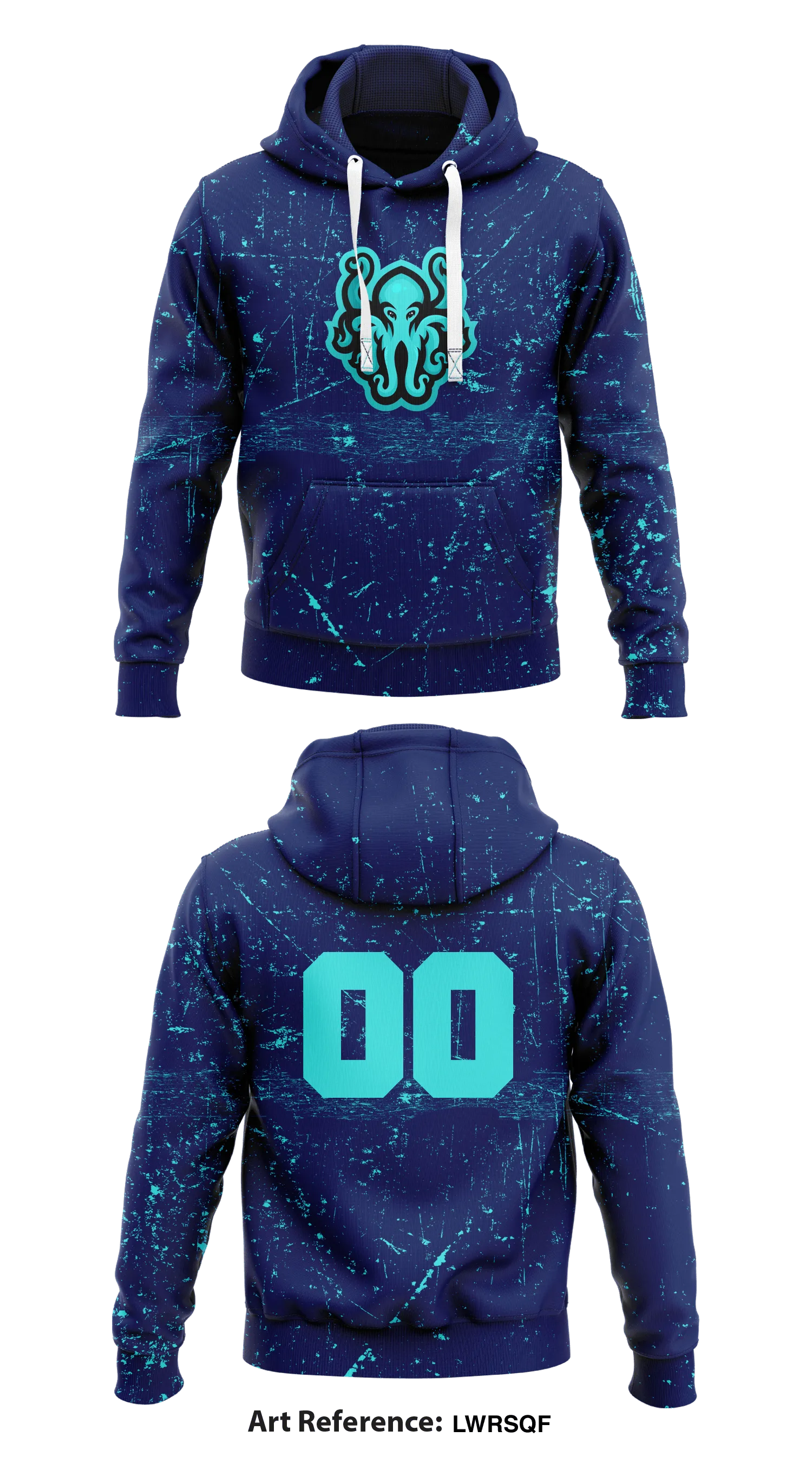 Kraken Store 1  Core Men's Hooded Performance Sweatshirt - LWrSqf