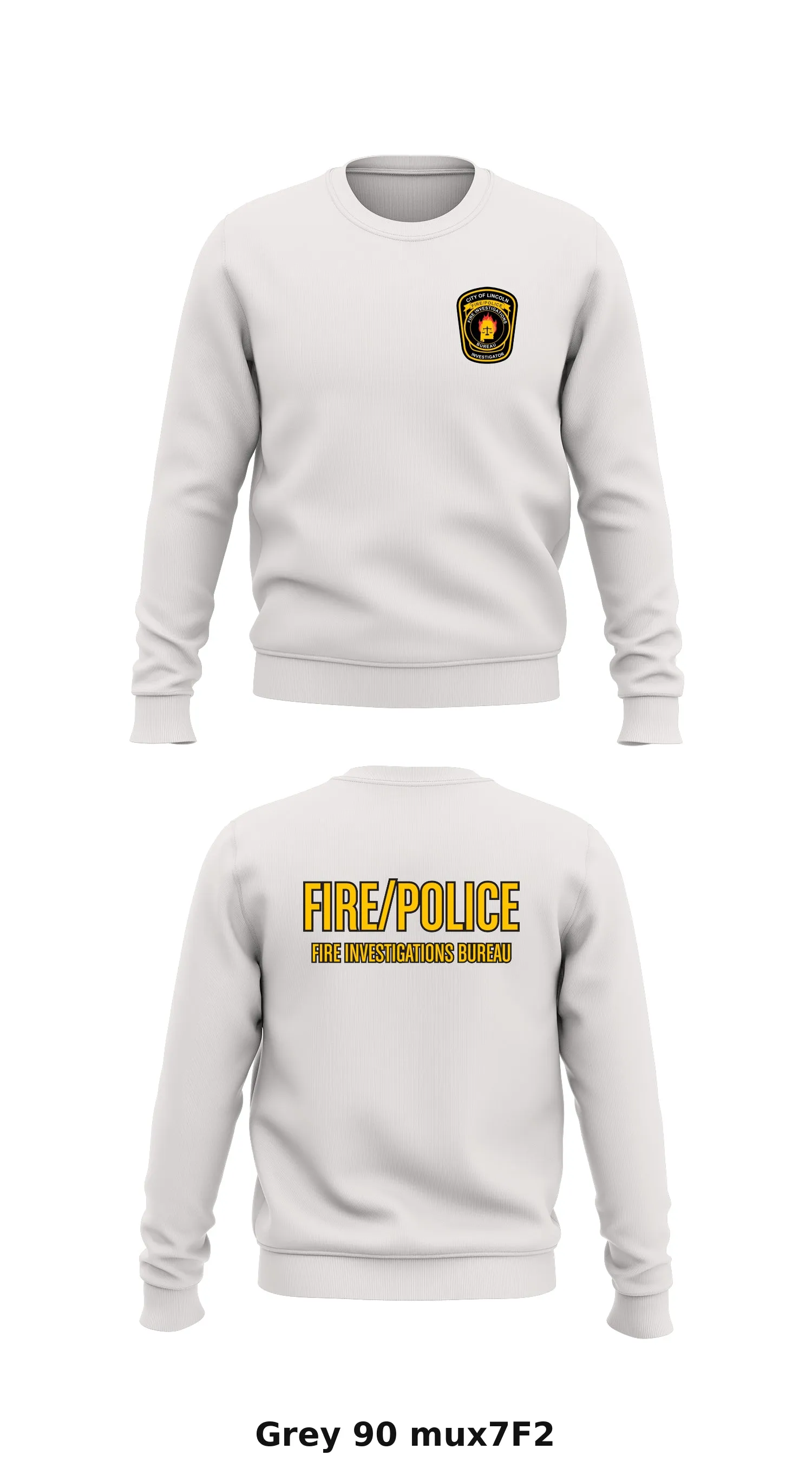 LFIB Store 1 Core Men's Crewneck Performance Sweatshirt - mux7F2