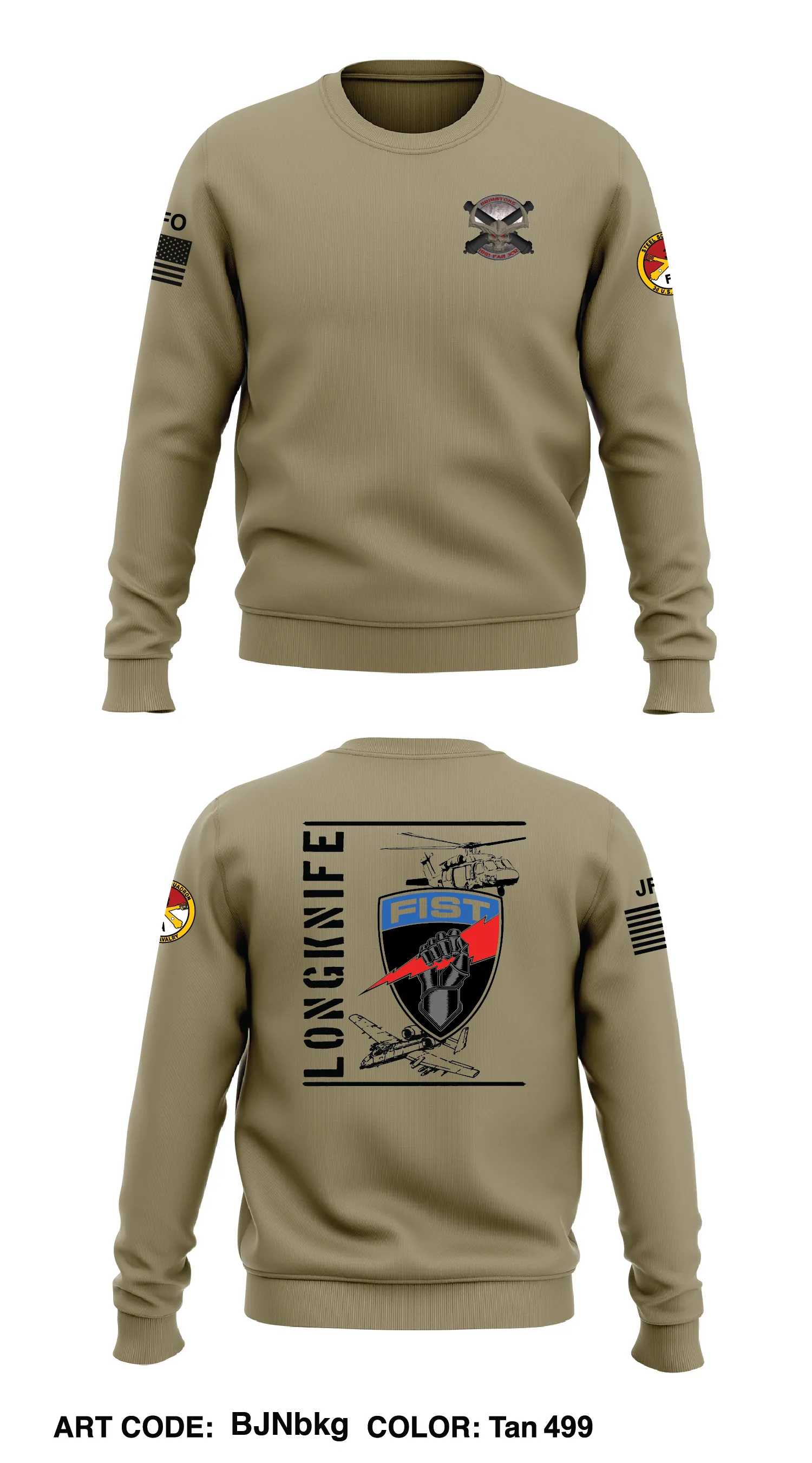 LK FIST Store 1 Core Men's Crewneck Performance Sweatshirt - BJNbkg