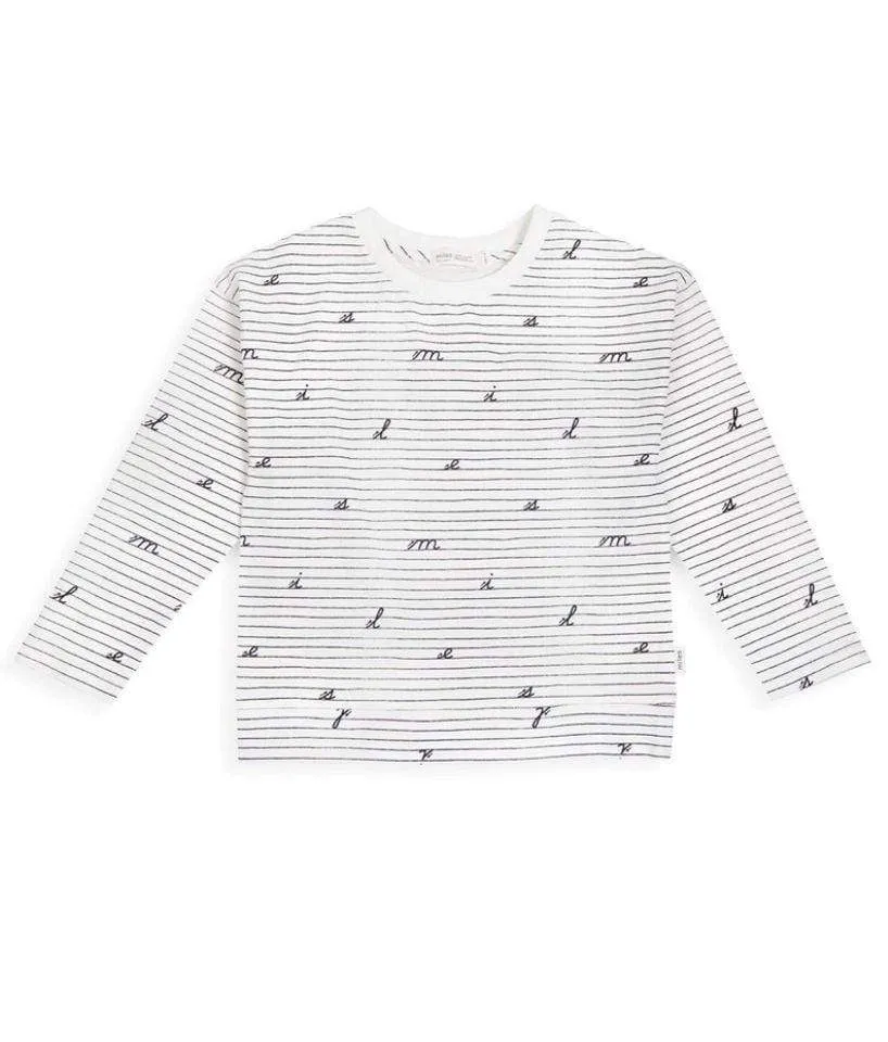 Loose Leaf Long Sleeve Top