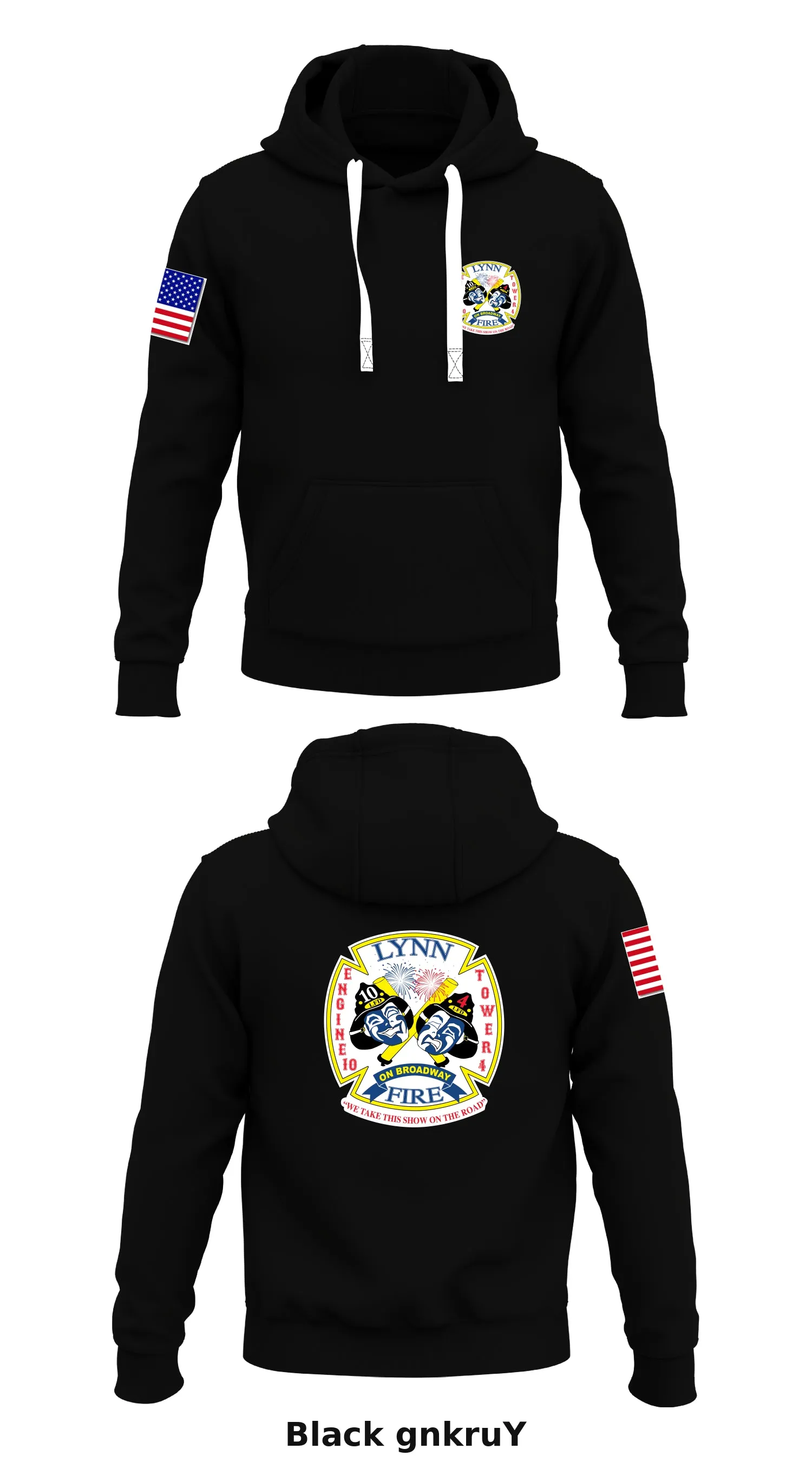 Lynn fire dept Broadway station  Store 1  Core Men's Hooded Performance Sweatshirt - gnkruY