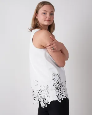 lyran top - white