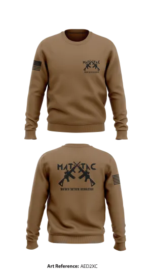 MAT-TAC Store 1 Core Men's Crewneck Performance Sweatshirt - AED2XC