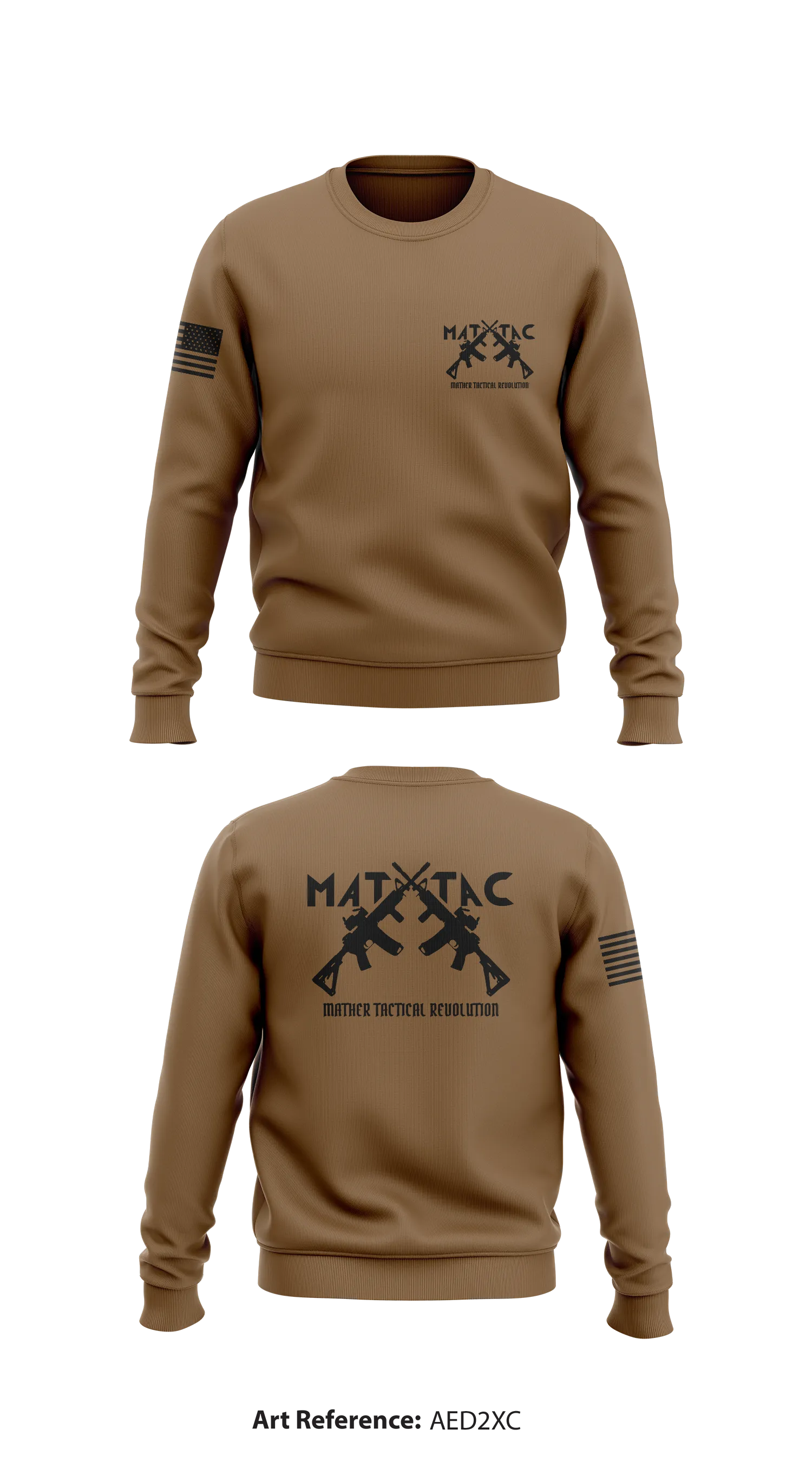 MAT-TAC Store 1 Core Men's Crewneck Performance Sweatshirt - AED2XC