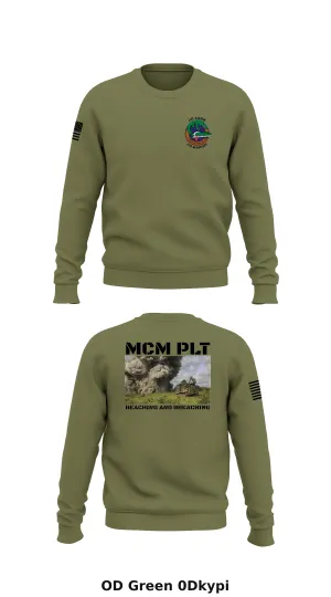 MCM PLT, 2D AABN, 2D MARDIV Store 1 Core Men's Crewneck Performance Sweatshirt - 0Dkypi