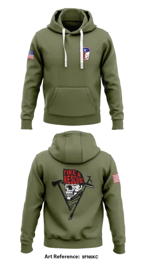 Mcqueeney Fire Dept Store 1  Core Men's Hooded Performance Sweatshirt - 9Fn6Kc