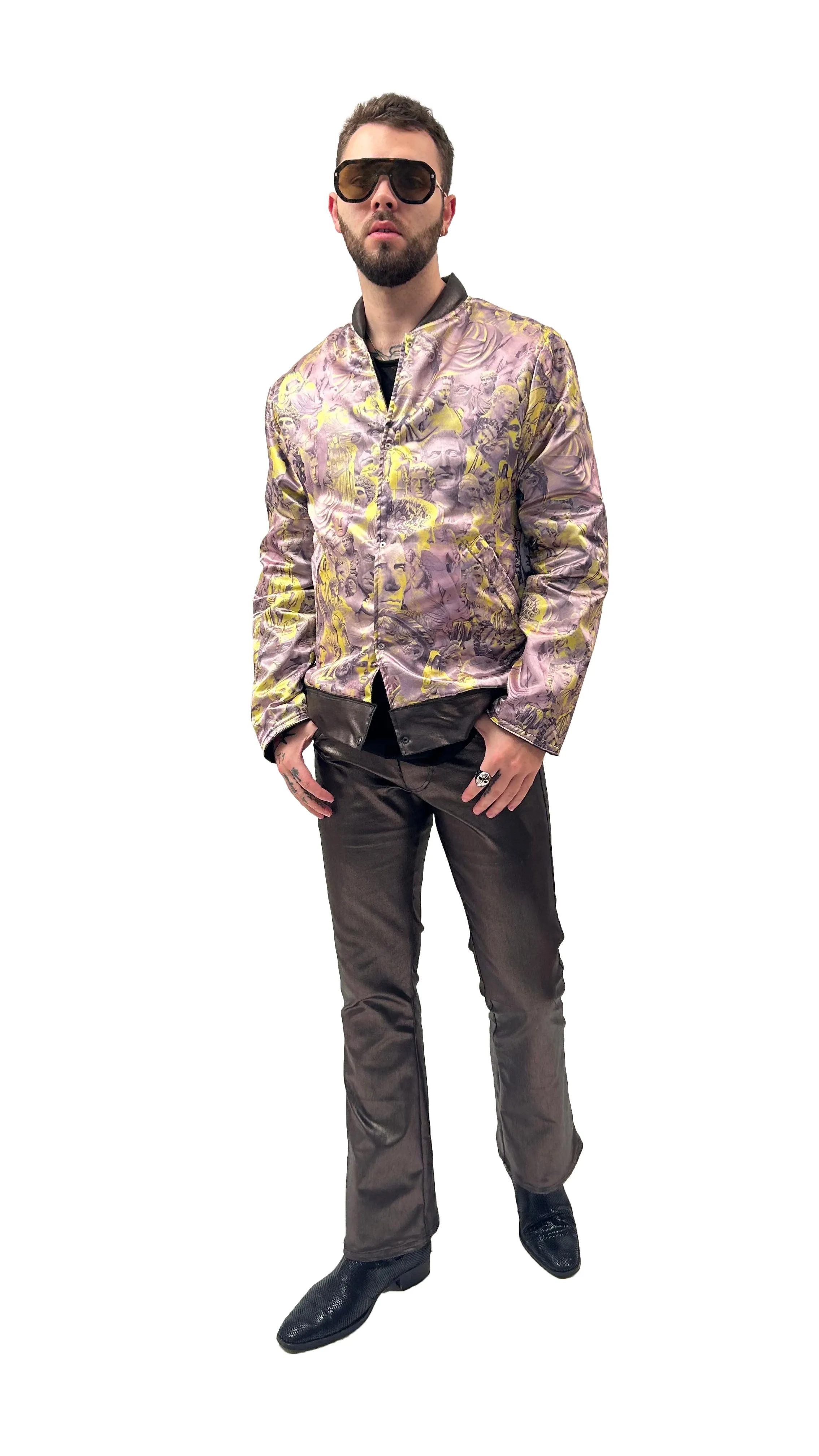 METALLIC PANTS