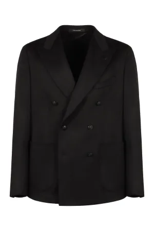 Montecarlo double-breasted wool blazer
