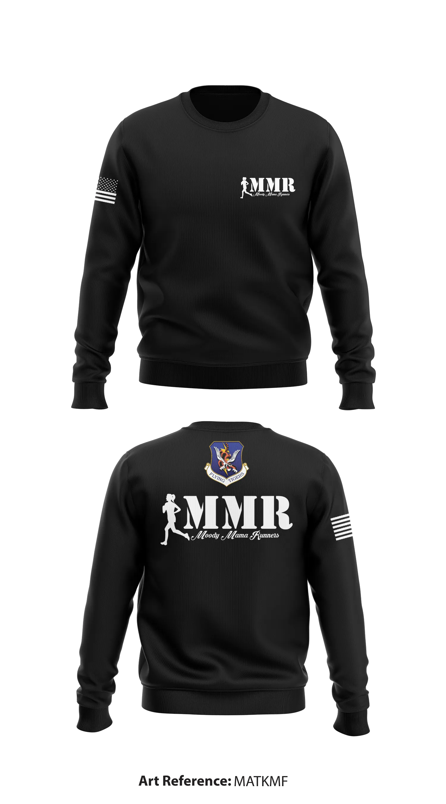 Moody Mama Runners Store 1 Core Men's Crewneck Performance Sweatshirt - mATkMf