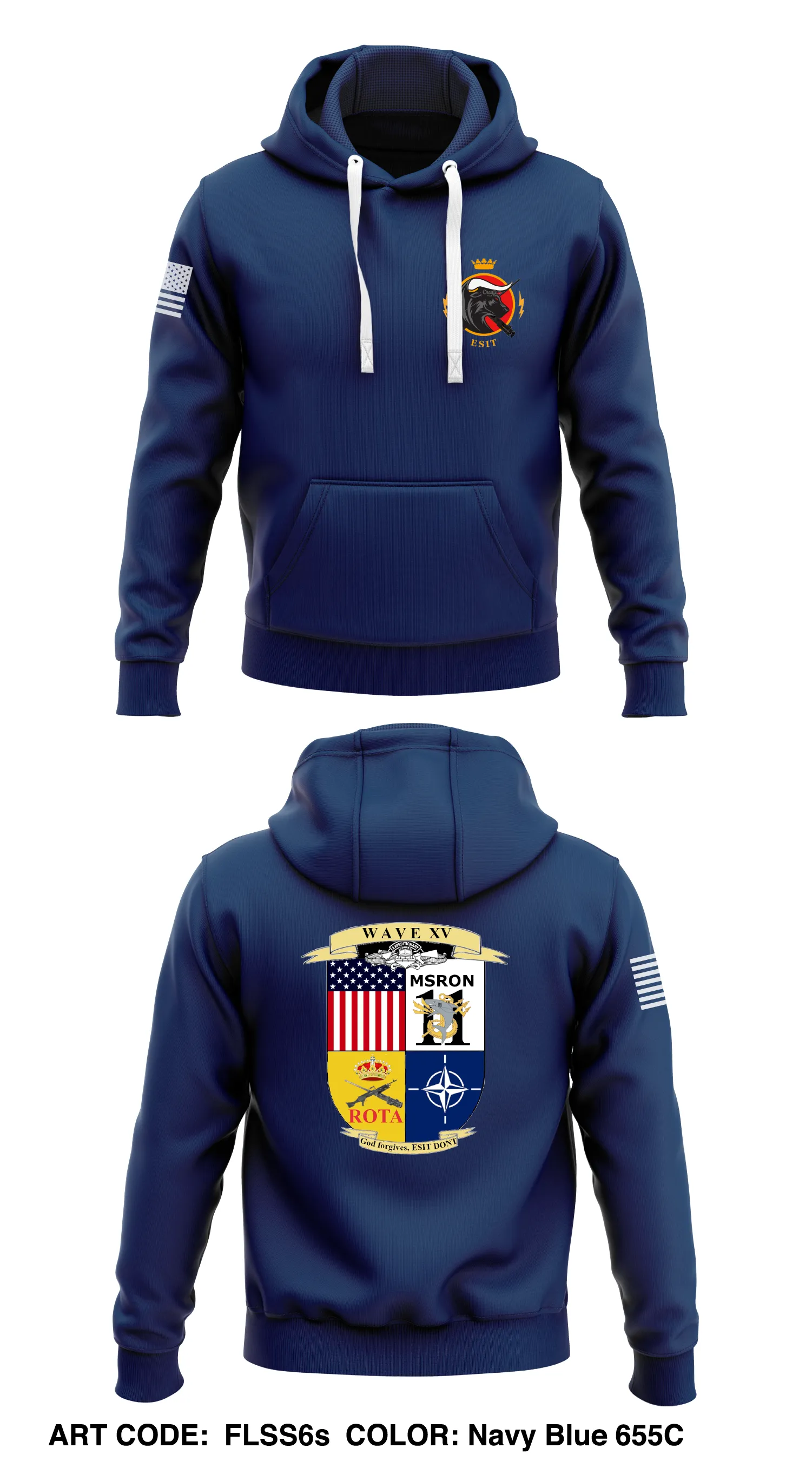 MSRON11  Store 1  Core Men's Hooded Performance Sweatshirt - FLSS6s