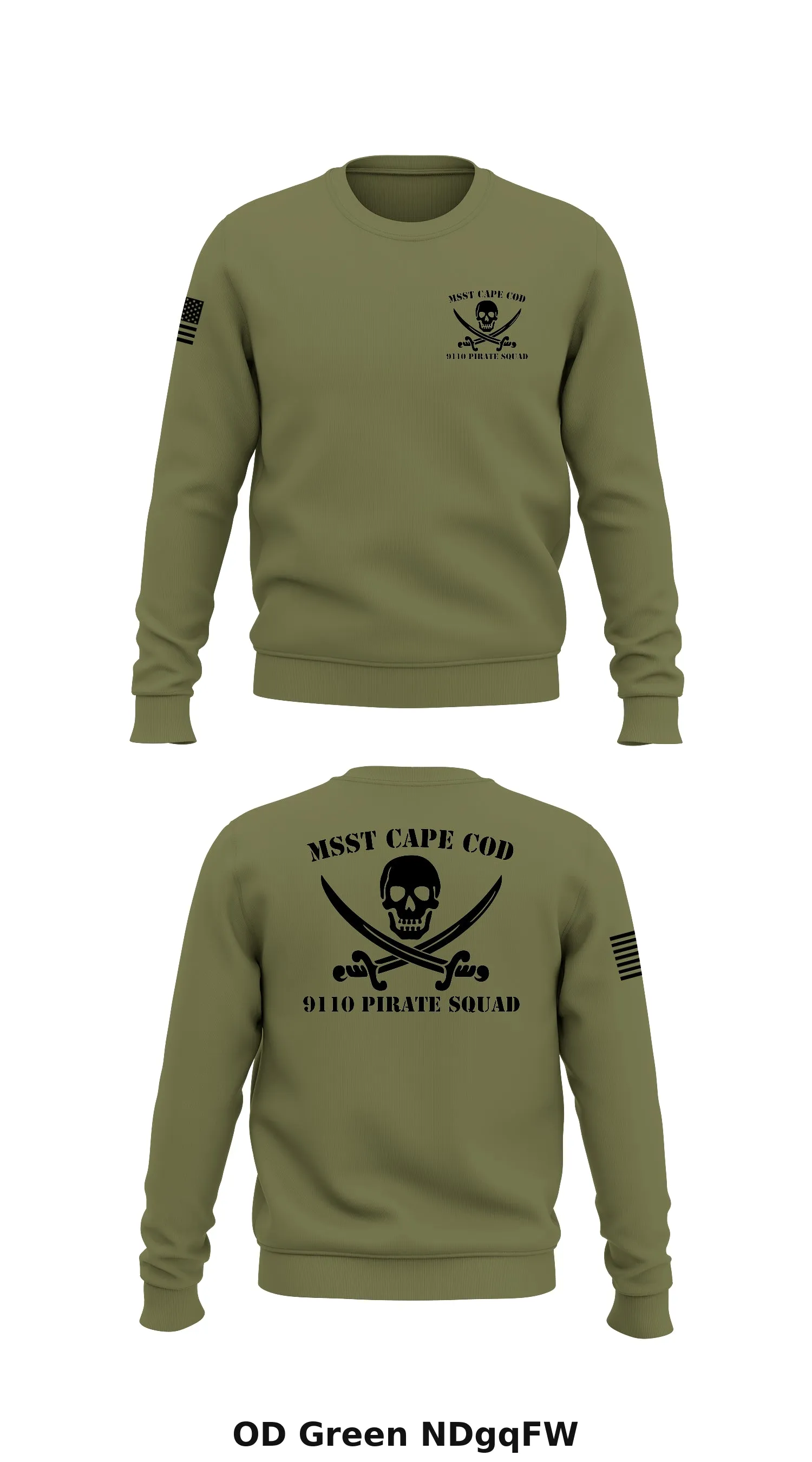 MSST Cape Cod 9110 PIRATE SQUAD  Store 1 Core Men's Crewneck Performance Sweatshirt - NDgqFW