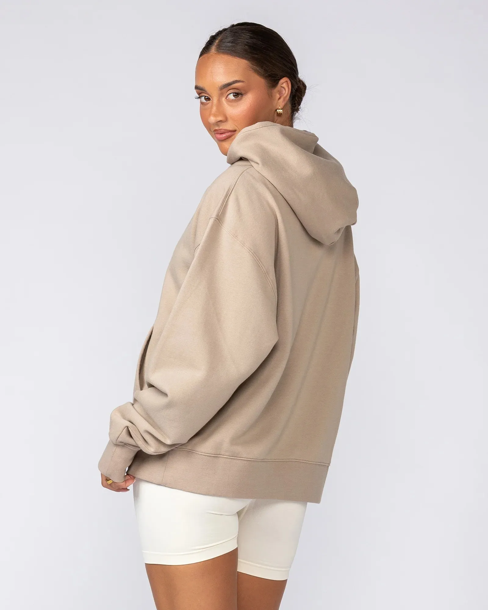 Muscle Nation | Lee Lem Cropped Hoodie - Washed Tuffet