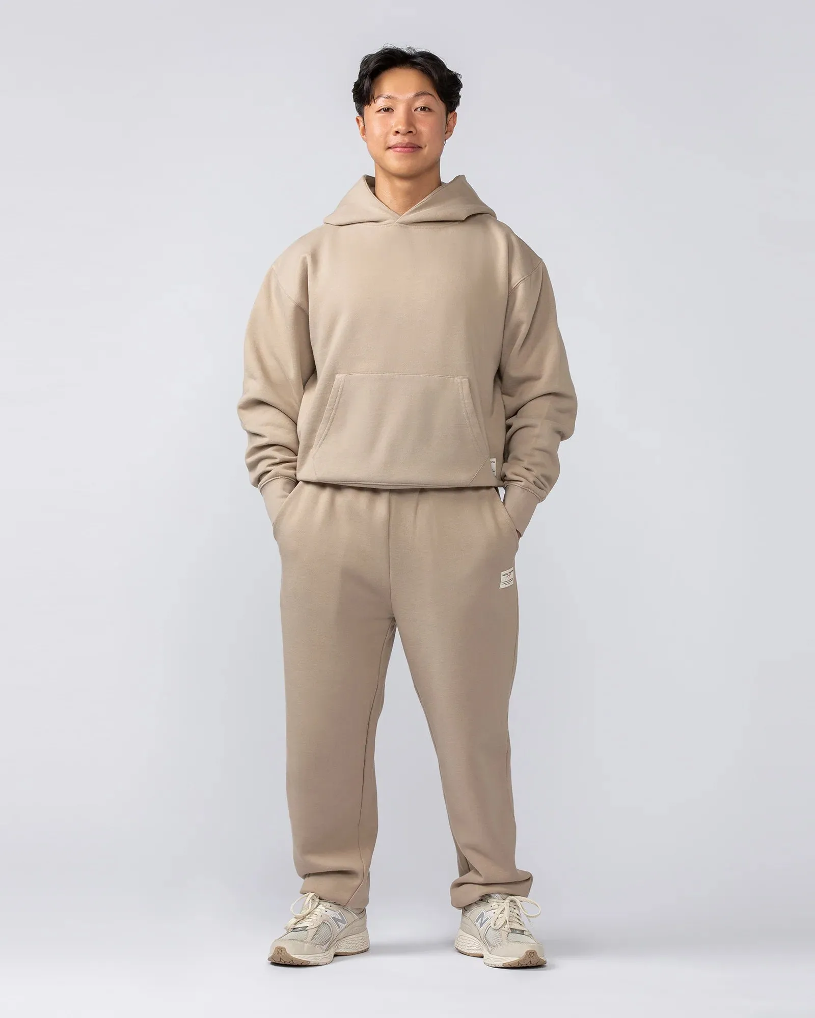 Muscle Nation | Lee Lem Cropped Hoodie - Washed Tuffet