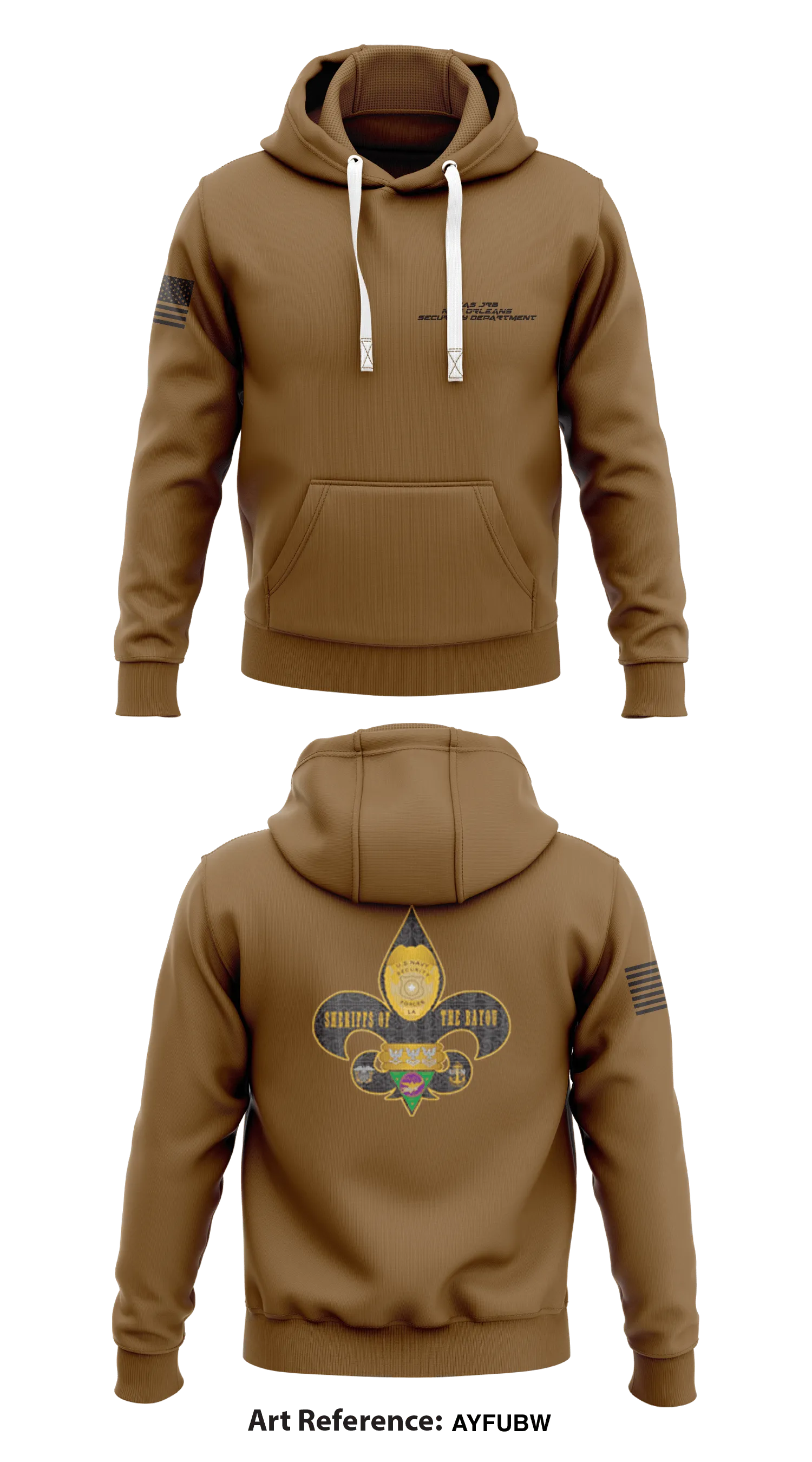 NAS JRB New Orleans Security Department Store 1  Core Men's Hooded Performance Sweatshirt - AYfUBw
