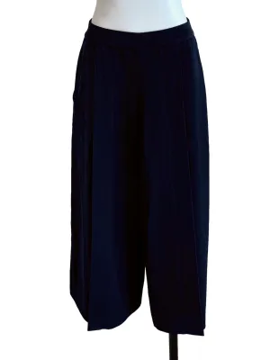 Navy Blue Culotte Pants