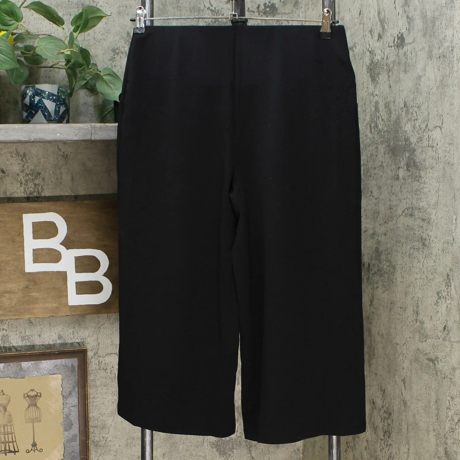 Nina Leonard Women's Slimming Wide Leg Culotte Pants