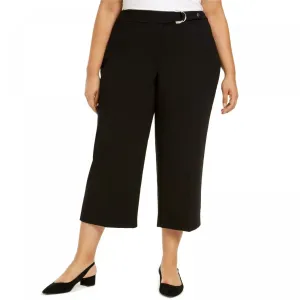 NWT Alfani Plus Size Belted Hardware-Detail Culotte Pants. 100080911WN 22W