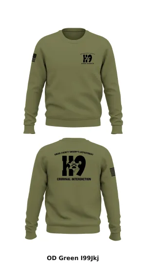 OCSD Interdiction Store 1 Core Men's Crewneck Performance Sweatshirt - I99Jkj