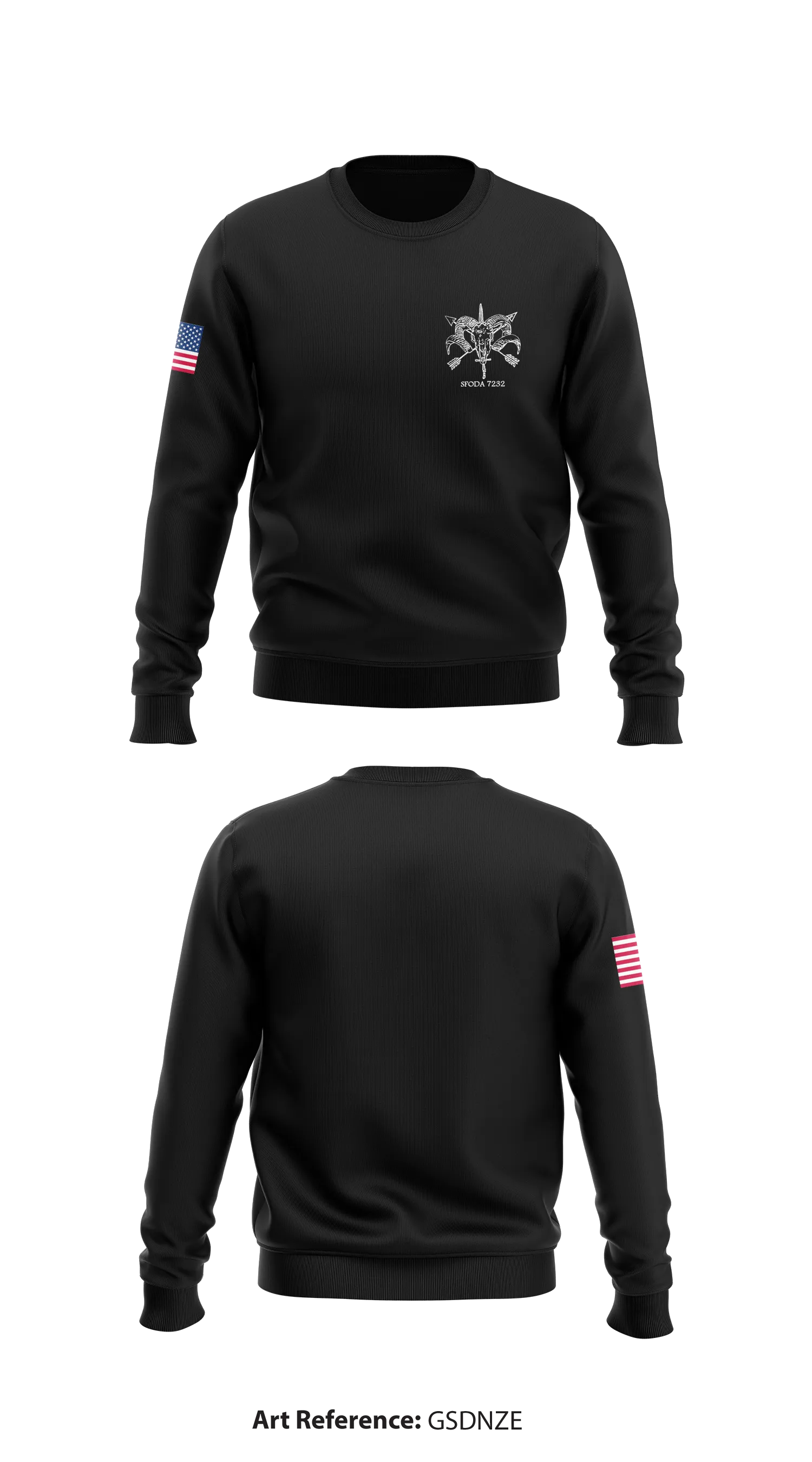 ODA 7232 Core Men's Crewneck Performance Sweatshirt - GSdnzE