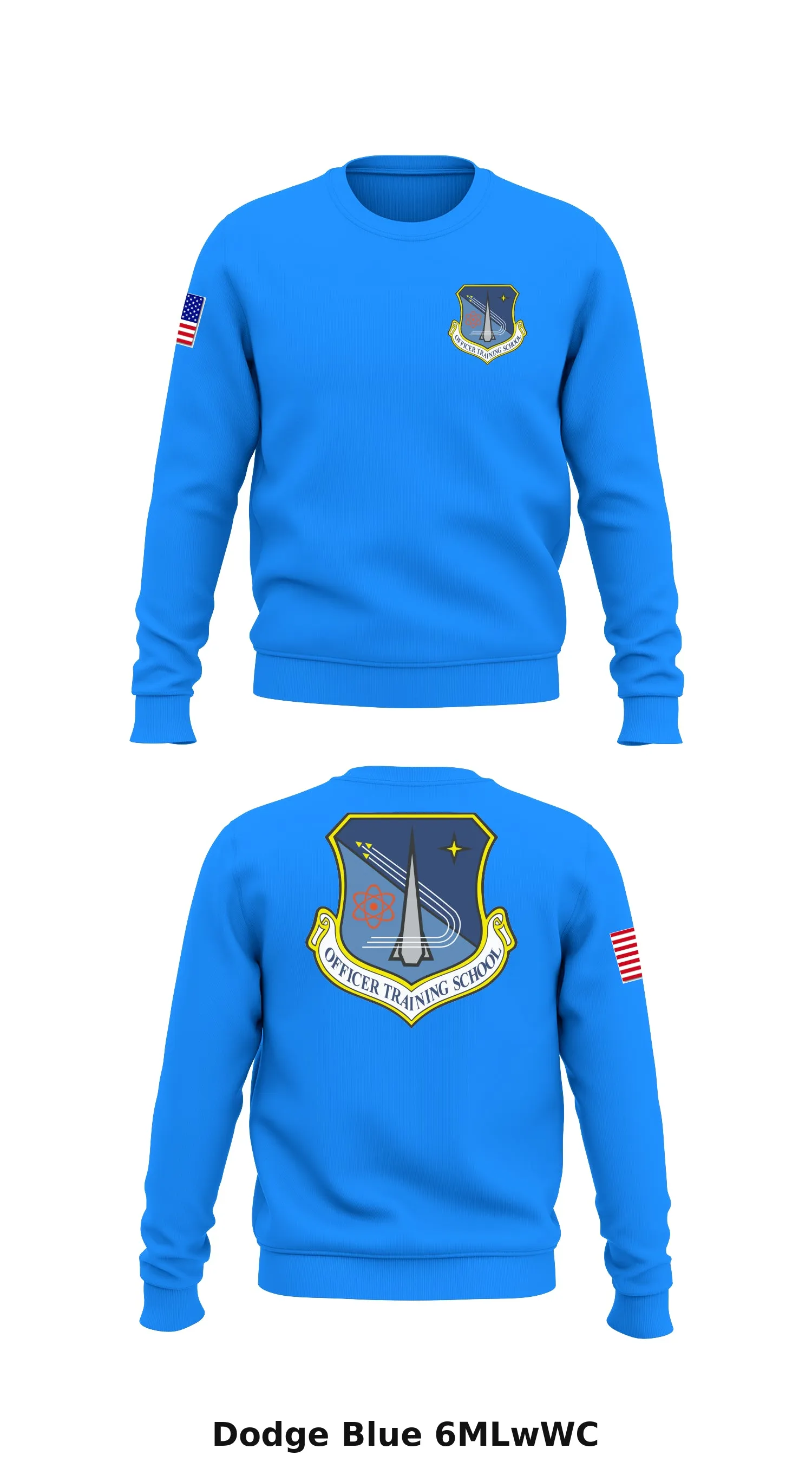 Officer Training School Store 1 Core Men's Crewneck Performance Sweatshirt - 6MLwWC