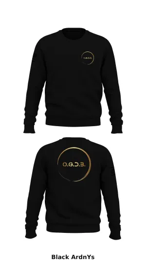 OGDB  Store 1 Core Men's Crewneck Performance Sweatshirt - ArdnYs