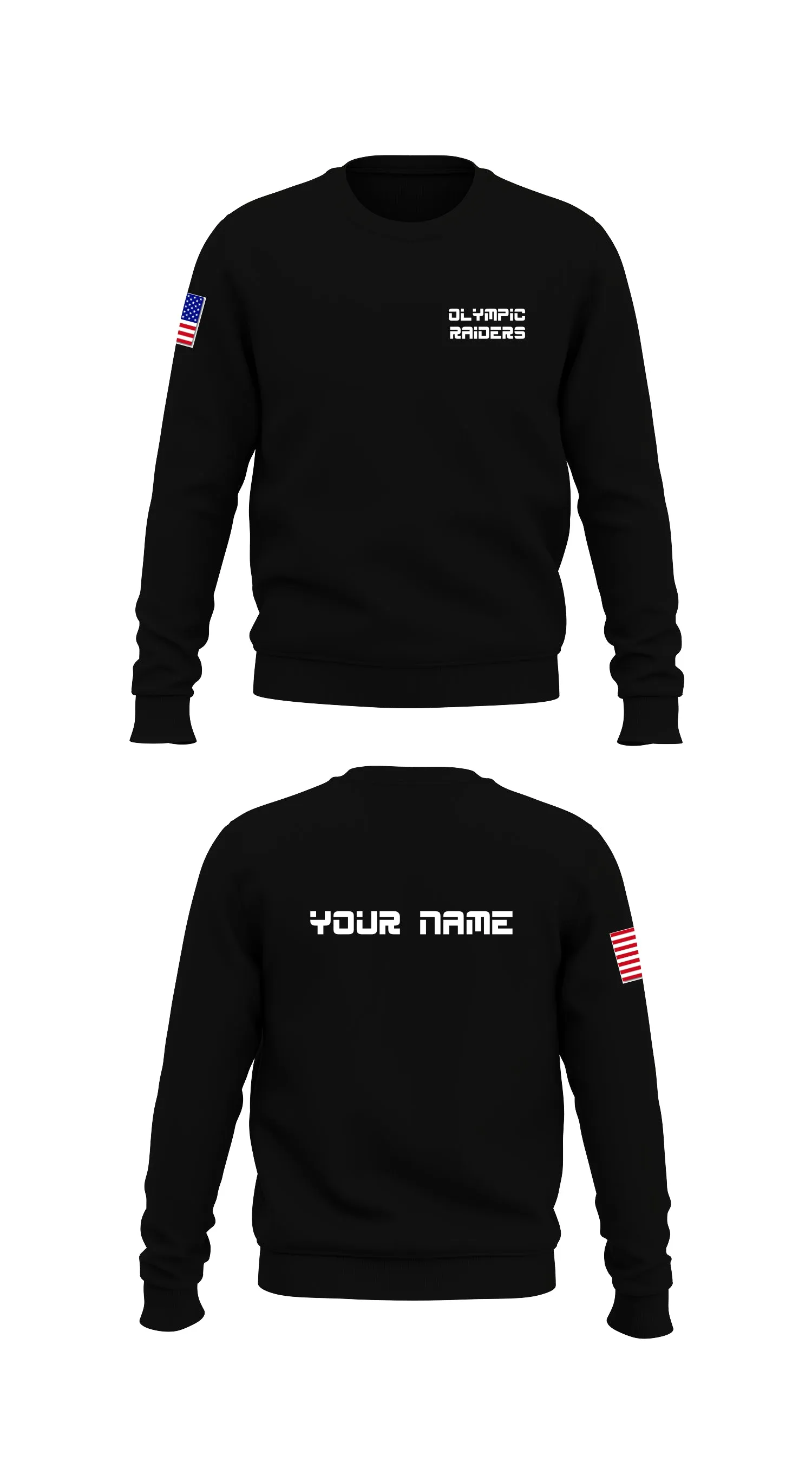 Olympic Raiders Store 1 Core Men's Crewneck Performance Sweatshirt - 67510345854