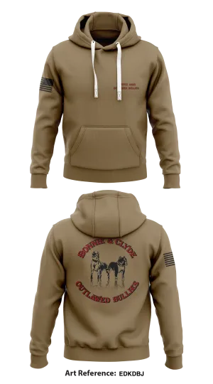 Outlawed Bullies3-319th AFAR Store 1  Core Men's Hooded Performance Sweatshirt - EDkdBJ