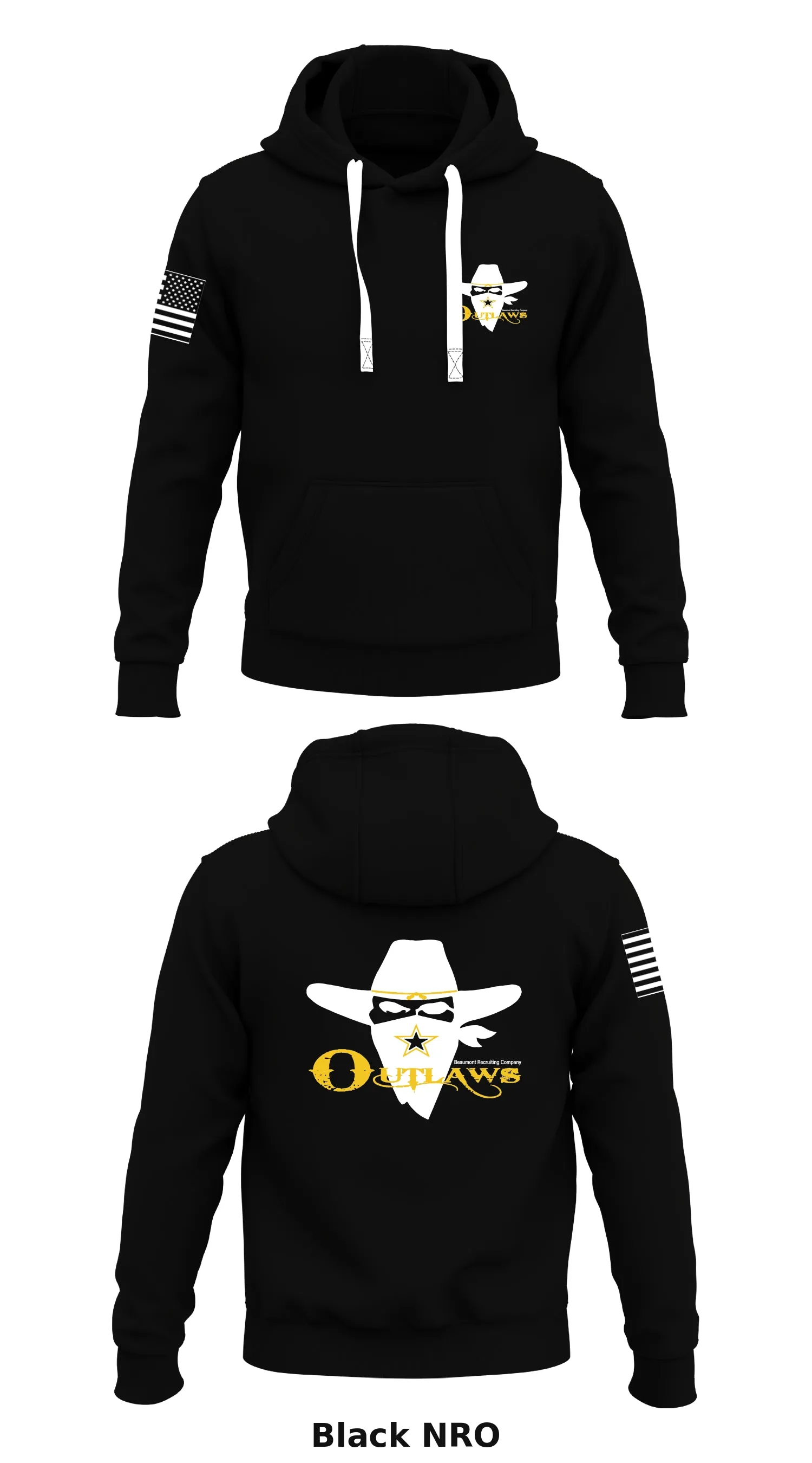 Outlaws  Store 11  Core Men's Hooded Performance Sweatshirt - NRO
