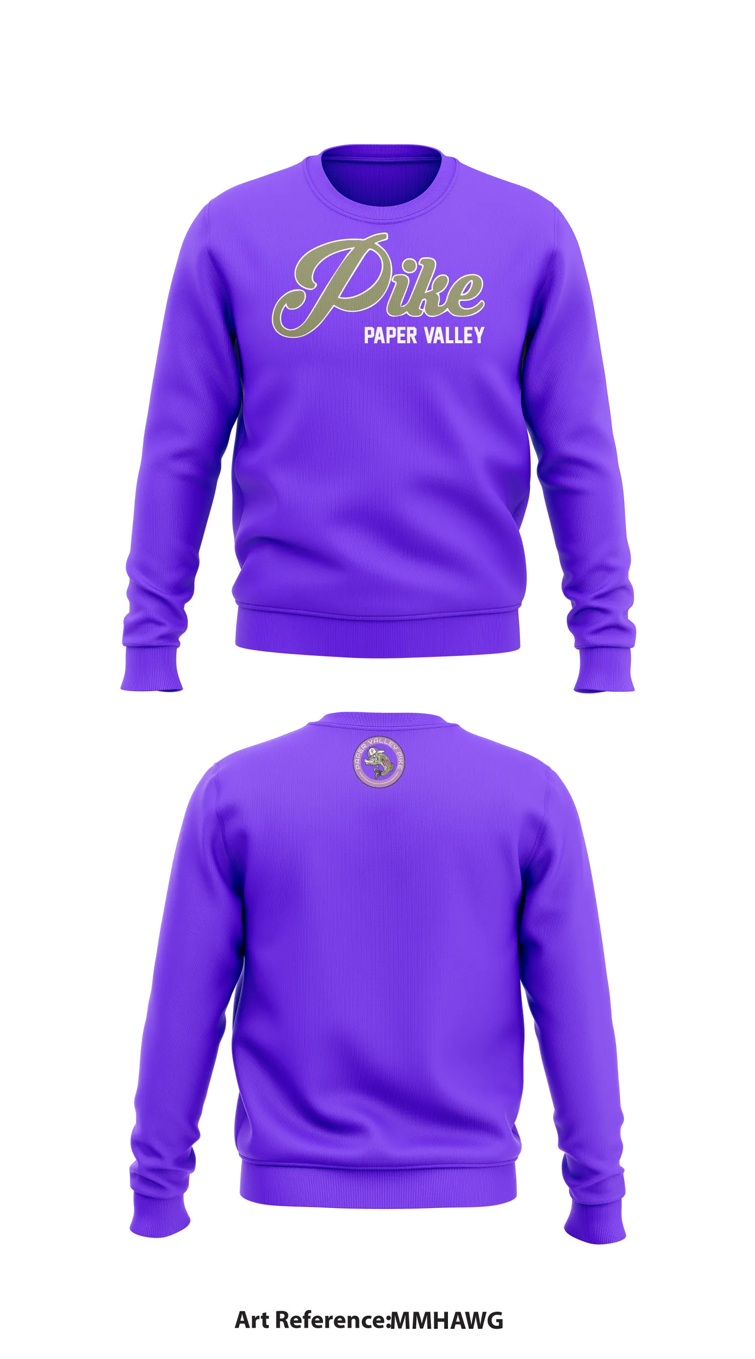 Paper Valley Pike Store 1 Core Men's Crewneck Performance Sweatshirt - MMHAWG
