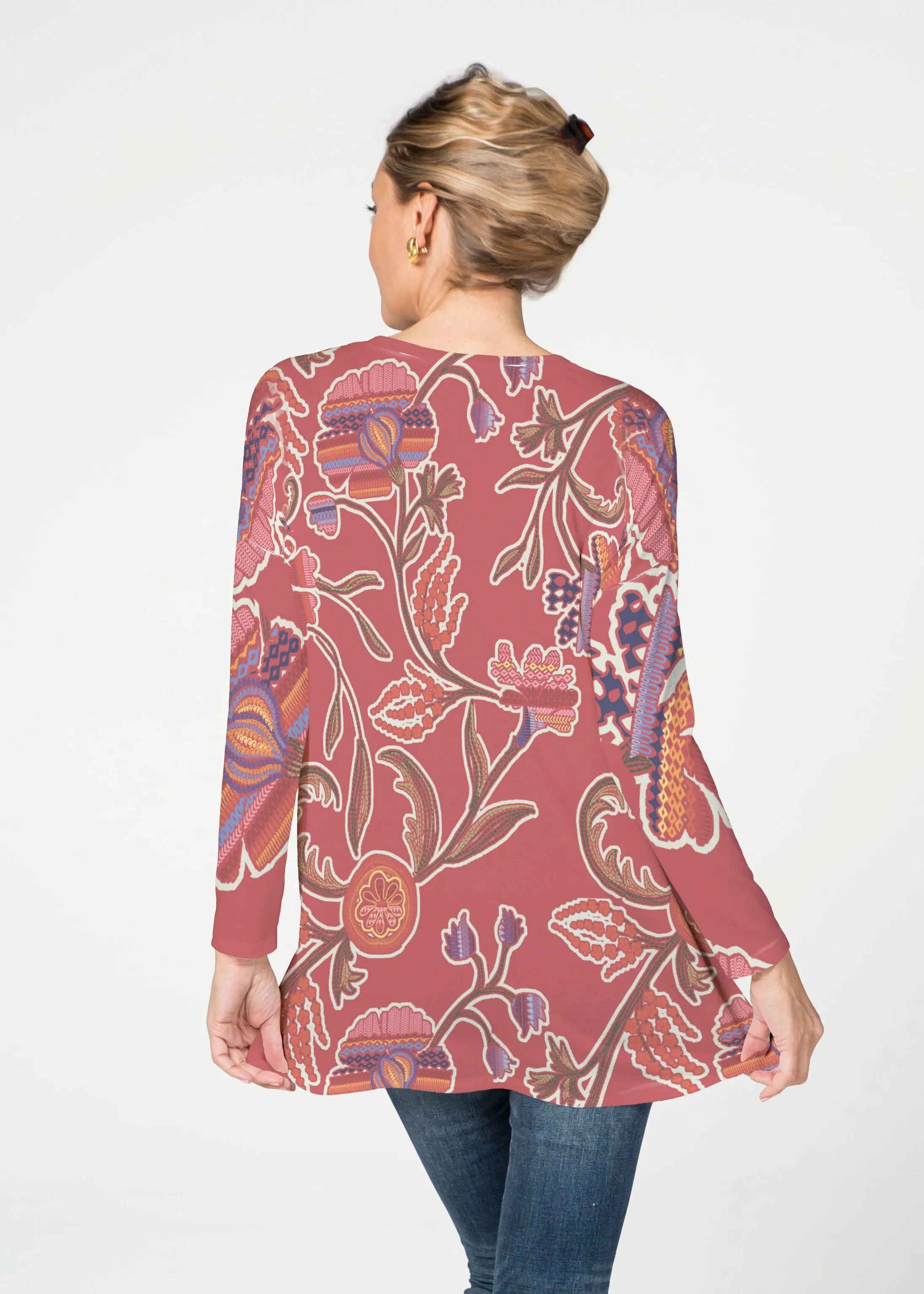 Patterns At Play Apricot (7826) Slouchy Butterknit Top