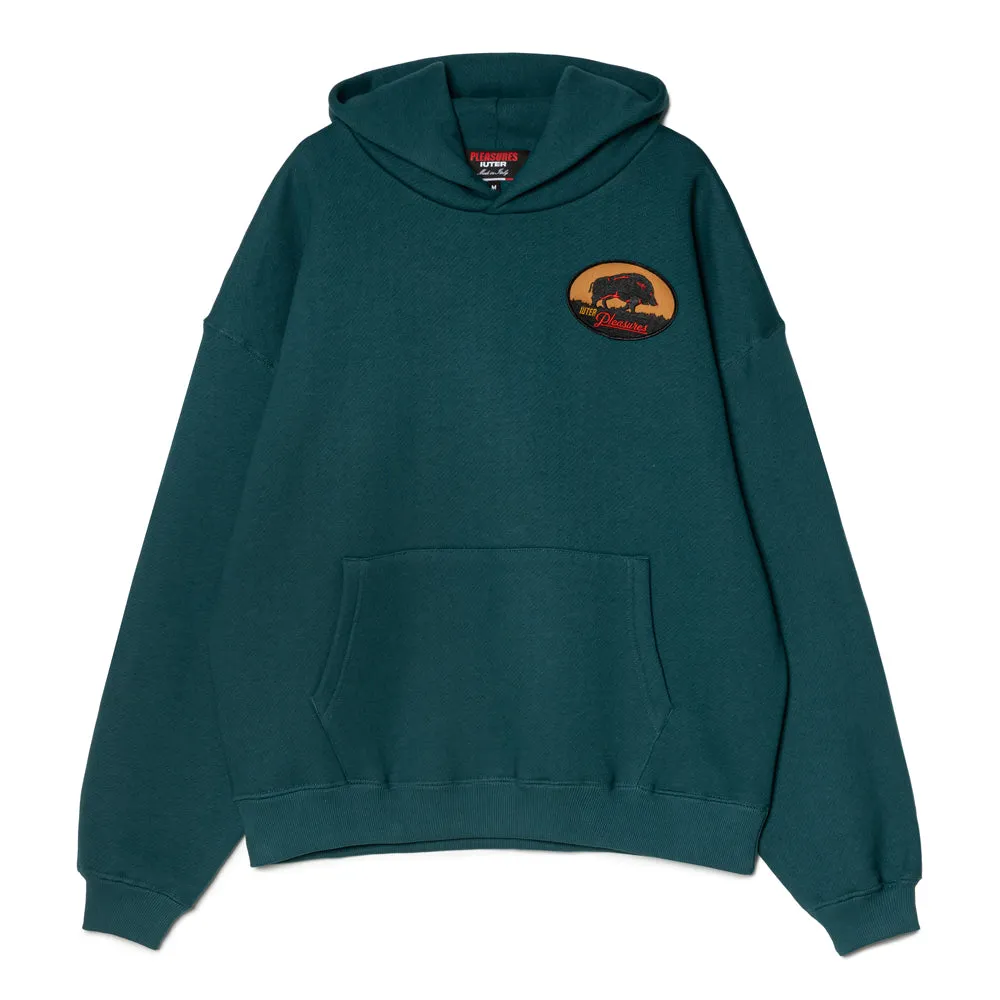 Pleasures x IUTER Vincenzo Hoodie | Dark Green